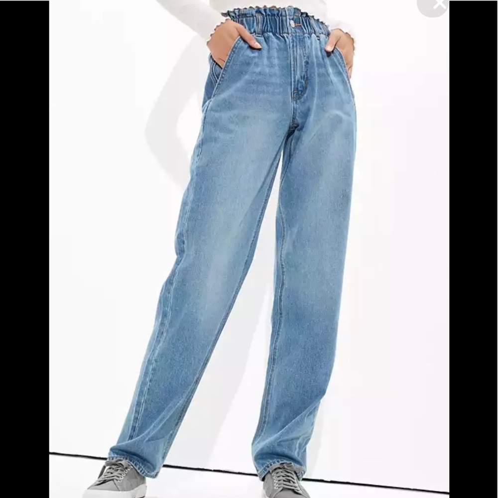 American eagle baggy mom jeans